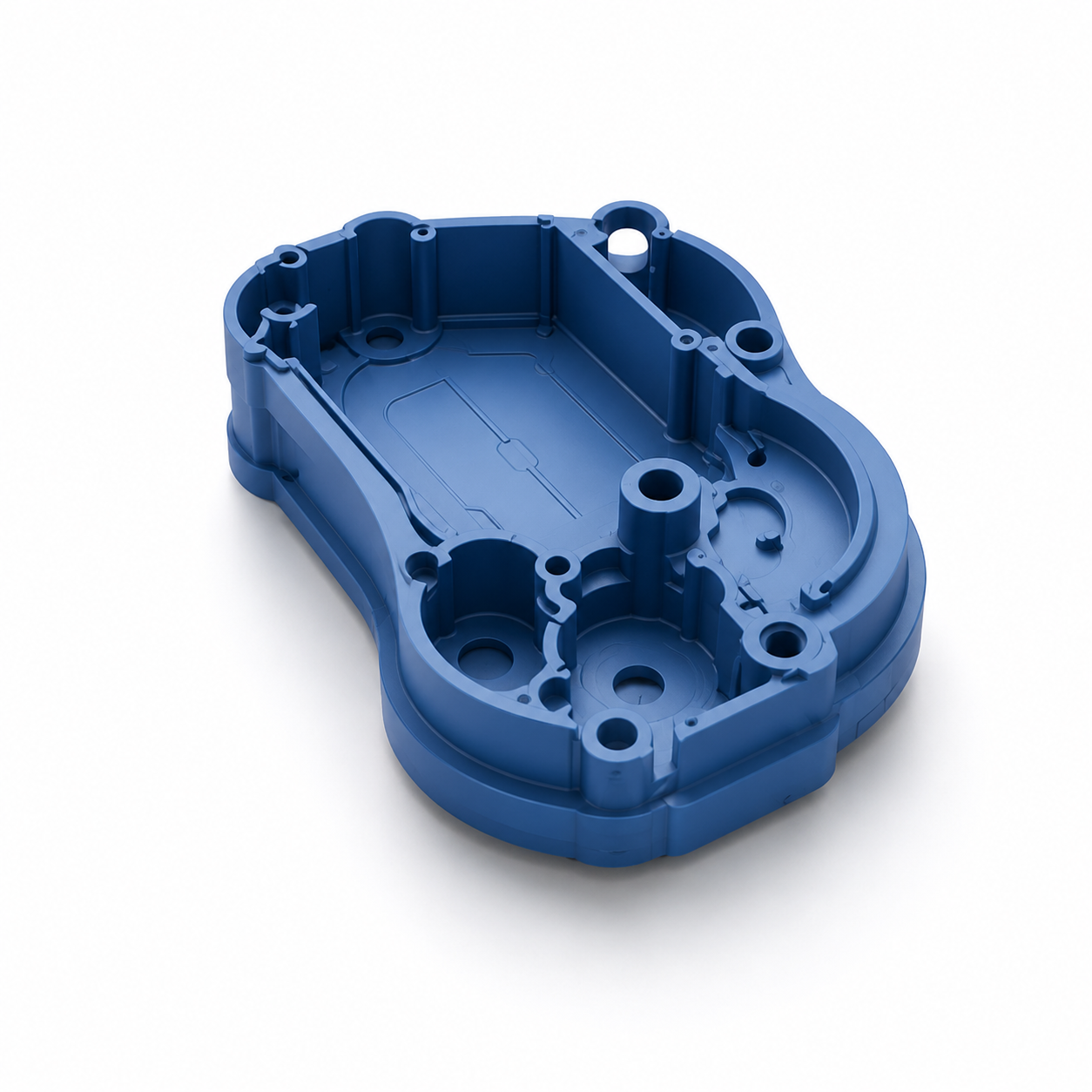 CAD-Konstruktion eines technischen Kunststoffbauteils