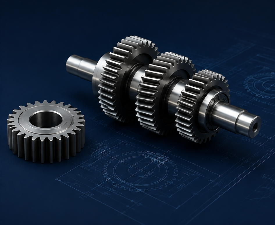 Getriebeentwicklung – technisches Industriegetriebe